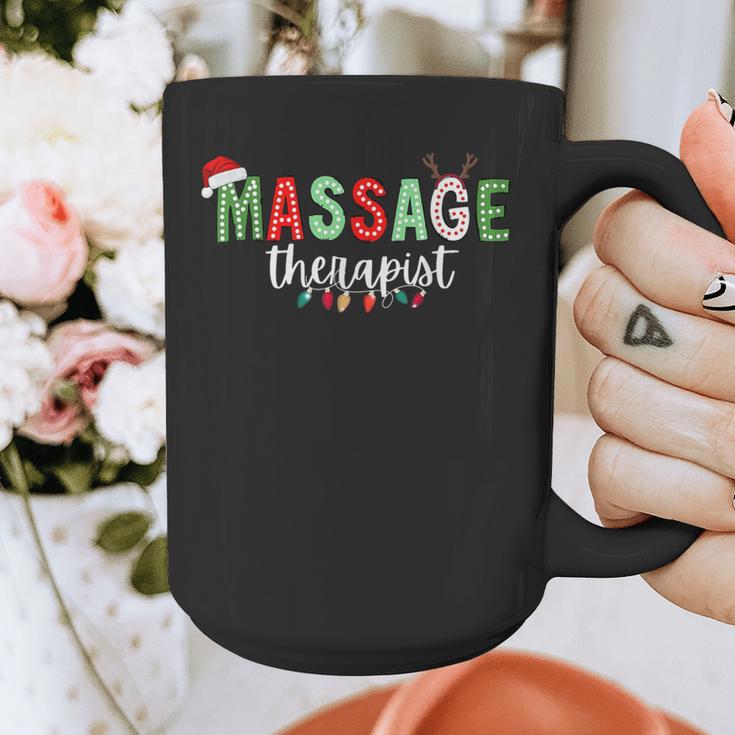 Massage Therapist Therapy LMT Masseuse Graduation Christmas Graphic Print Coffee Mug