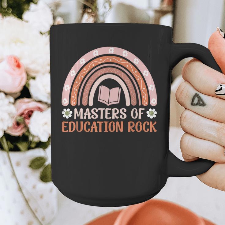 MASTER OF EDUCATION ROCK Master Graduation Graphic Print Coffee Mug