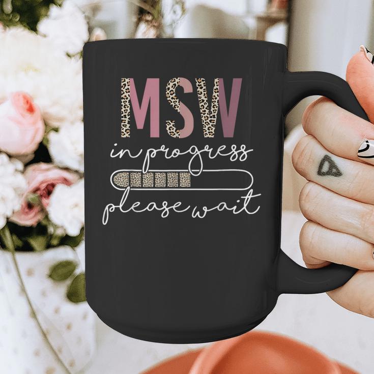 Master Social Worker MSW Graduation Social Work Student Graphic Print Coffee Mug