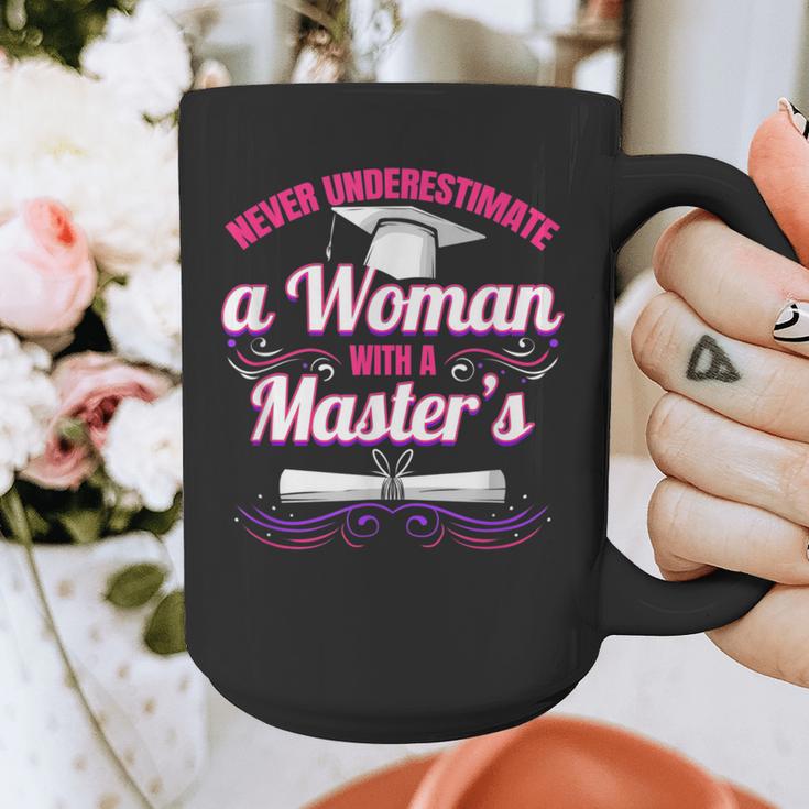Master University Degree Master Graduation Party Girl Graphic Print Coffee Mug