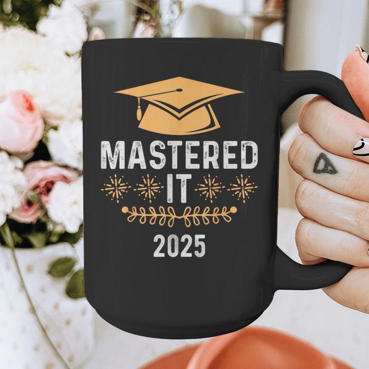 Mastered It 2025 Masters Degree Graduation Graduate Mba Graphic Print Coffee Mug
