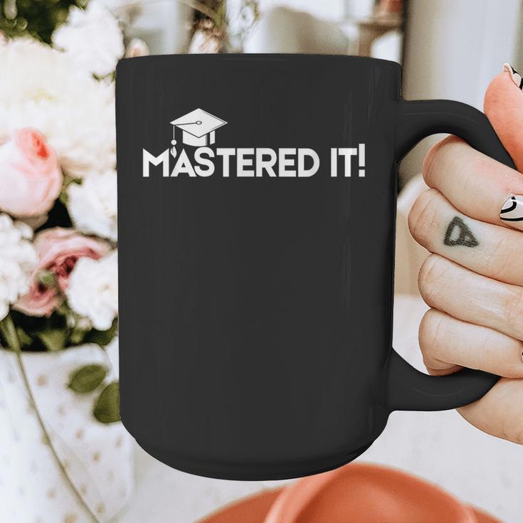 Mastered It MBA Graduation Shirt Him Her 2018 Graphic Print Coffee Mug