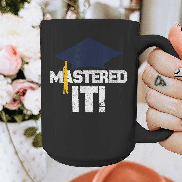 Mastered ItShirt Graduation Men Graduate Graphic Print Coffee Mug