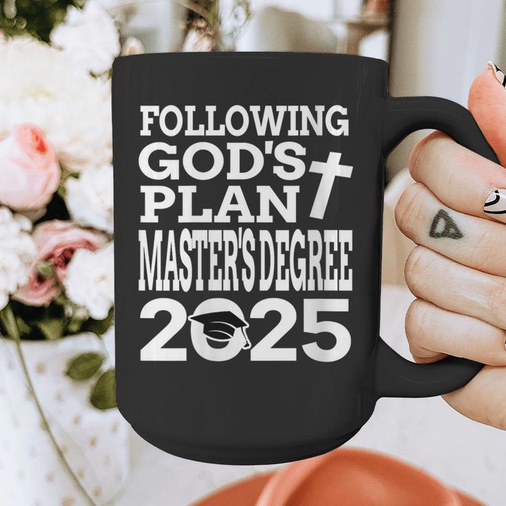 Masters Degree Graduation 2025 Christian MSW MPH MBA Graphic Print Coffee Mug