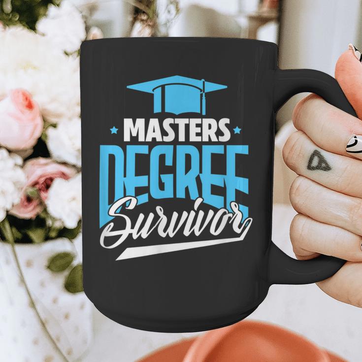 Master's Degree Graduation Masters Degree Survivor Graphic Print Coffee Mug