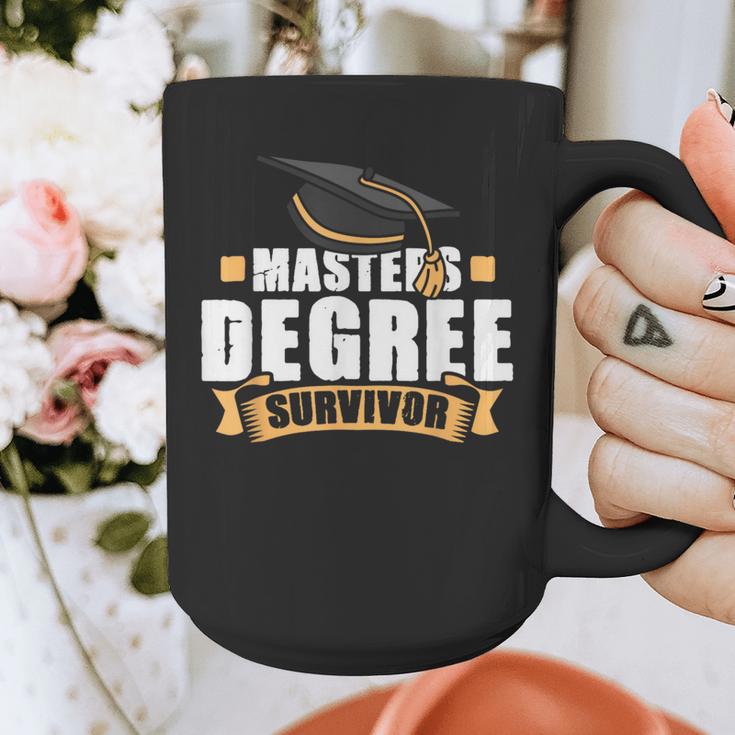 Masters Degree Survivor Graduation For MBA Graduate Graphic Print Coffee Mug