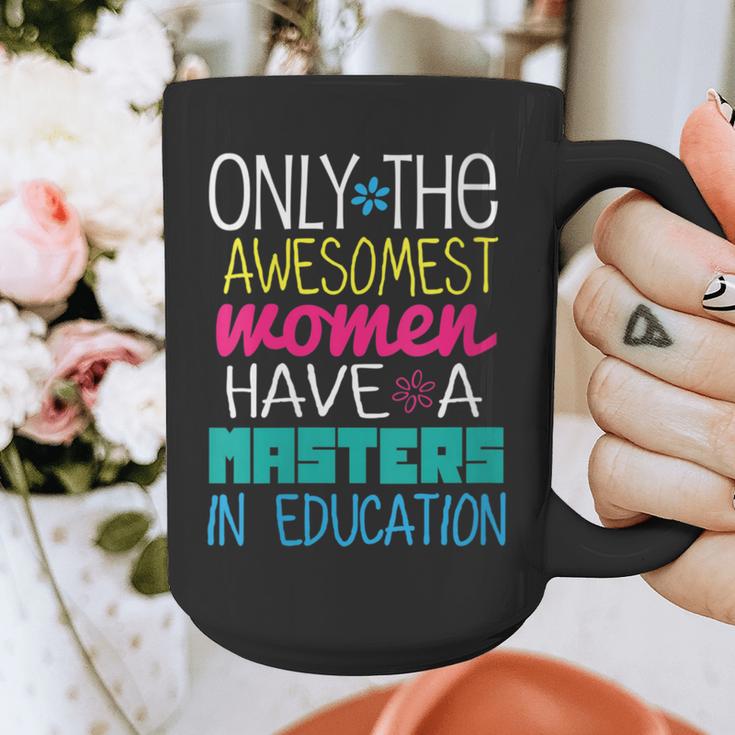 Masters In Education Degree Graduation Women MeD Graphic Print Coffee Mug