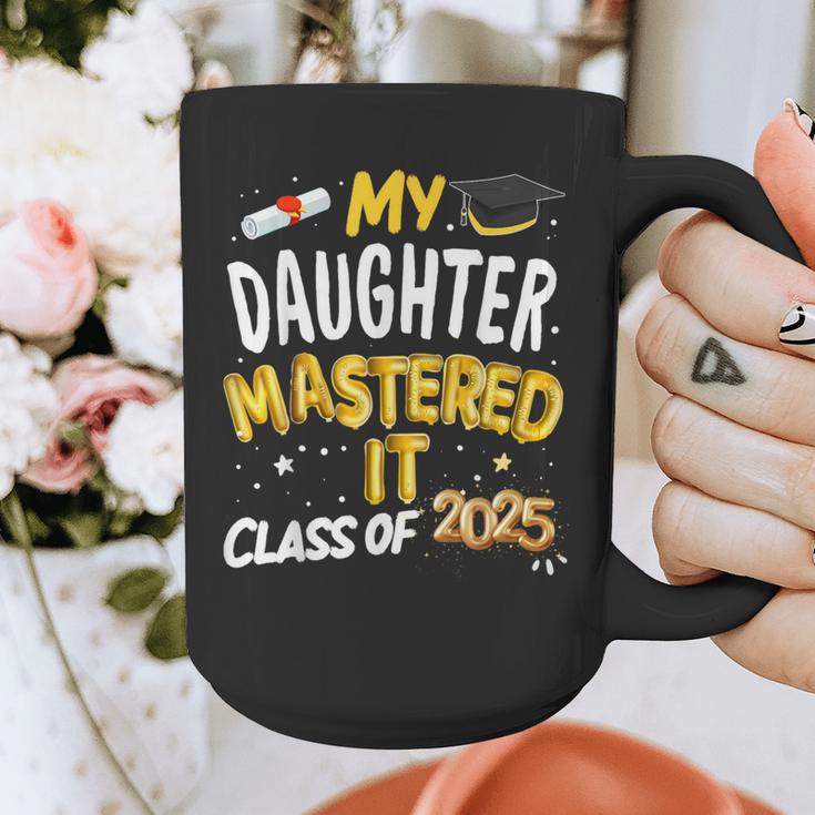 Masters Graduation My Daughter Mastered It Class Of 2025 Graphic Print Coffee Mug