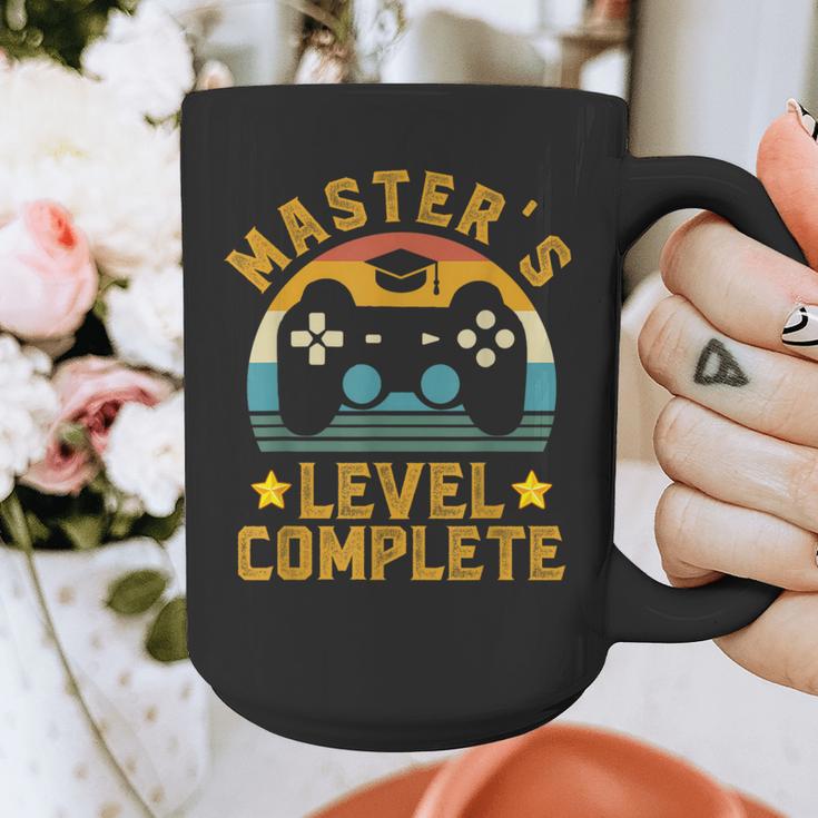 Master's Level Complete Vintage Video Gamer Graduation Graphic Print Coffee Mug