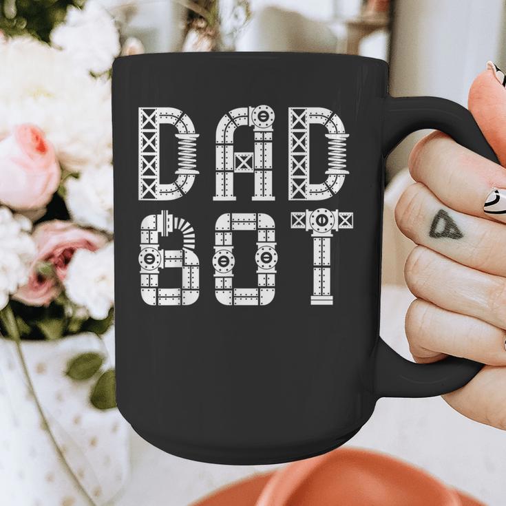Matching Family Robot Father's Day Dad Bot Graphic Print Coffee Mug