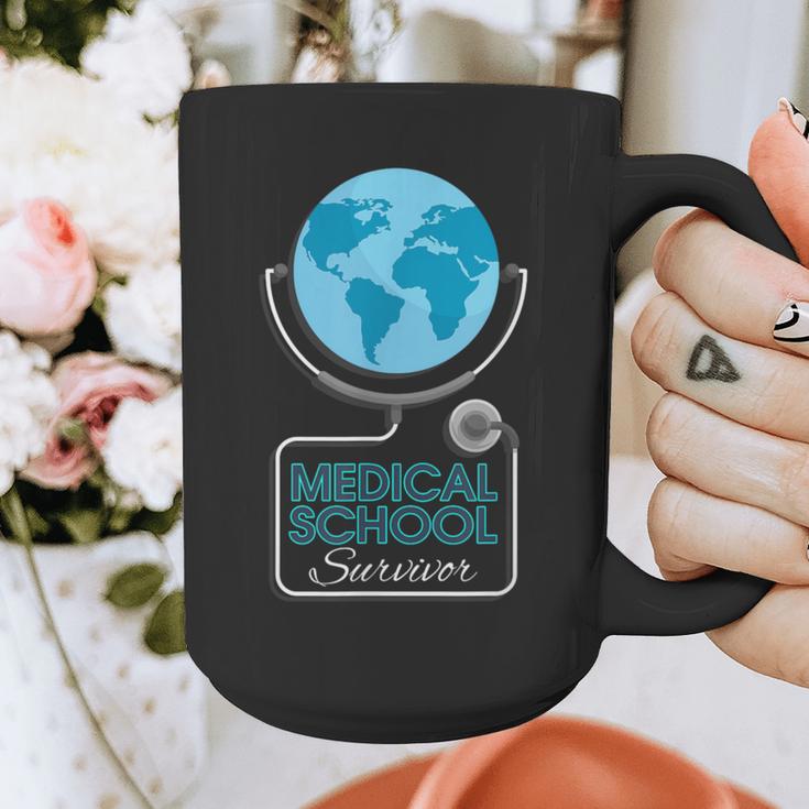 Medical School Survivor Med Graduation Graphic Print Coffee Mug
