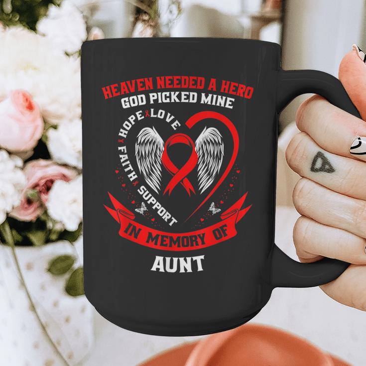 In Memory Of My Aunt Heart Disease Awareness Memorial Graphic Print Coffee Mug In Memory Of My Aunt Heart Disease Awareness Memorial Graphic Print Coffee Mug