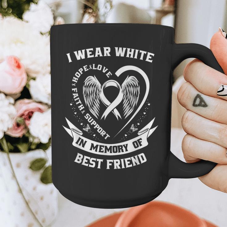In Memory Best Friend Lung Cancer Awareness Products Graphic Print Coffee Mug