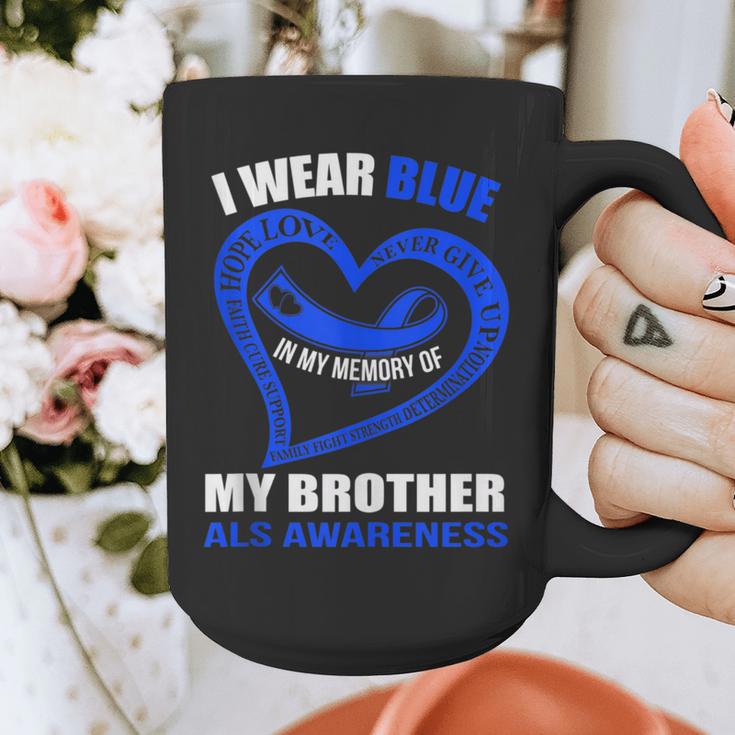 In My Memory Of My Brother ALS AWARENESS Graphic Print Coffee Mug In My Memory Of My Brother ALS AWARENESS Graphic Print Coffee Mug