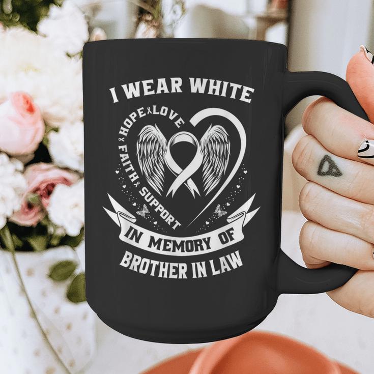 Memory Of Brother In Law Lung Cancer Awareness Family Graphic Print Coffee Mug