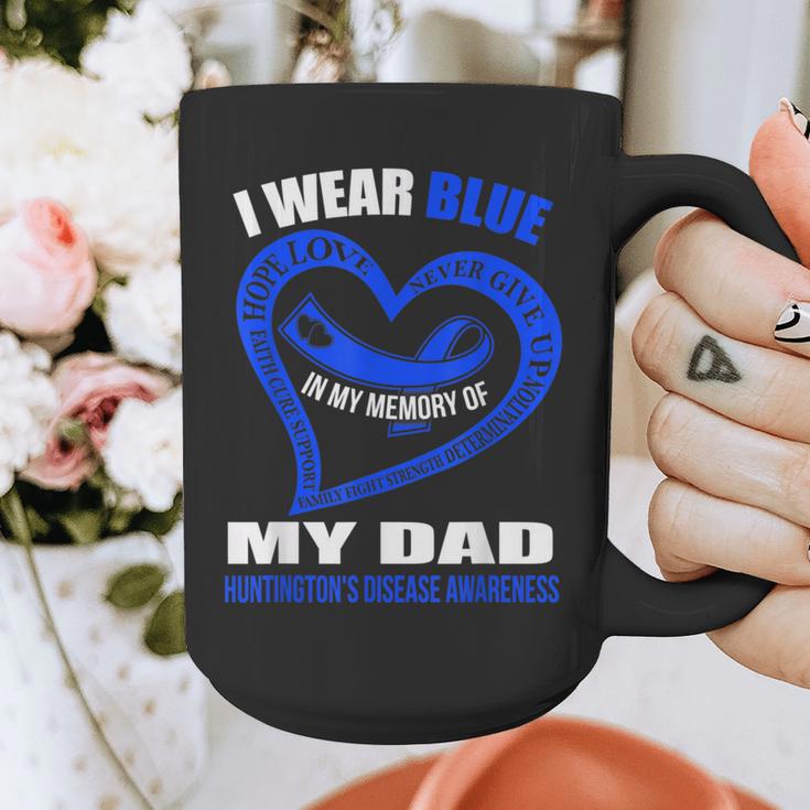 In My Memory Of My Dad HUNTINGTON'S DISEASE AWARENESS Graphic Print Coffee Mug
