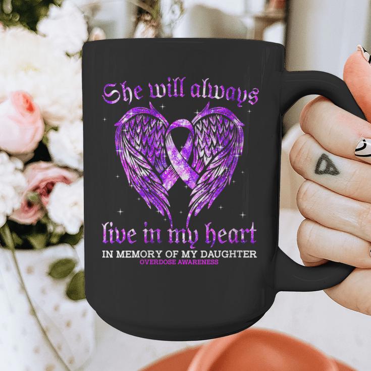 In Memory Of My Daughter Overdose Awareness Angel Wing Graphic Print Coffee Mug In Memory Of My Daughter Overdose Awareness Angel Wing Graphic Print Coffee Mug