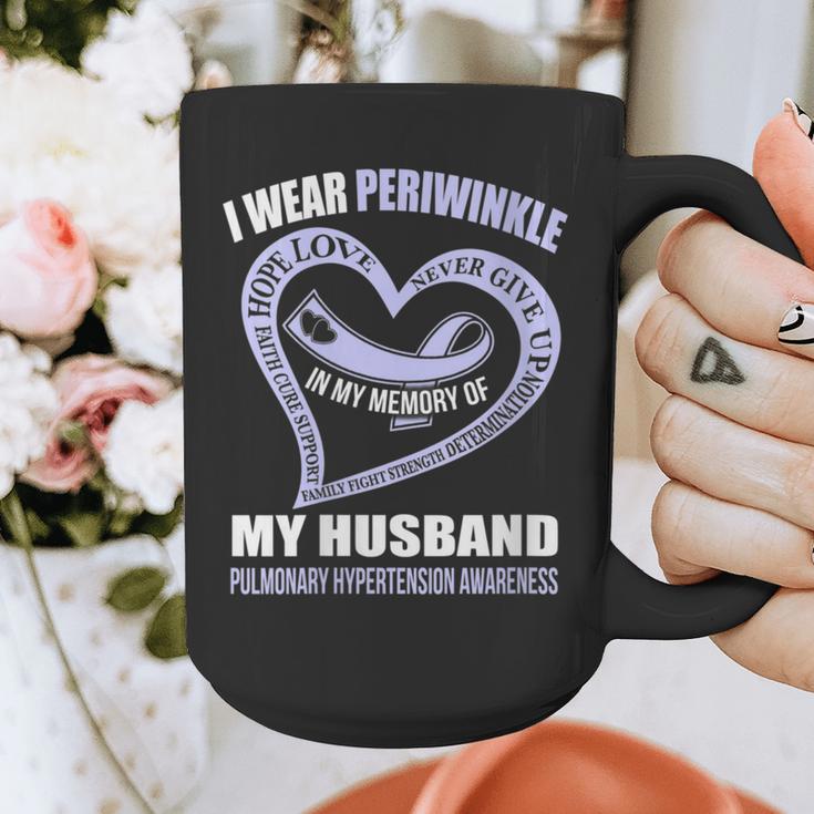 In My Memory Of My Husband PULMONARY HYPERTENSION AWARENESS Graphic Print Coffee Mug
