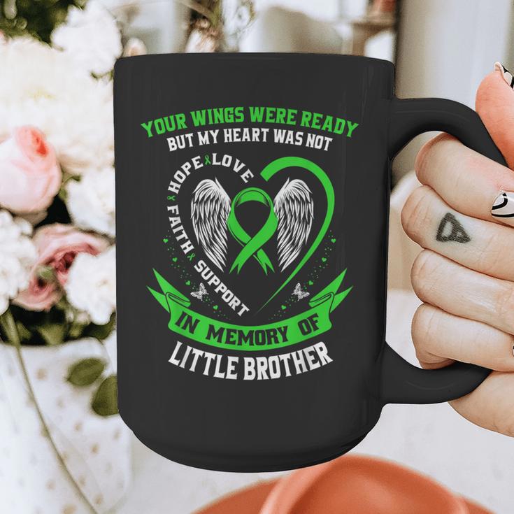In Memory Of Little Brother Non Hodgkins Lymphoma Awareness Graphic Print Coffee Mug
