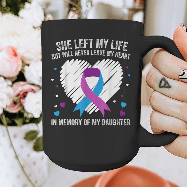 In Memory Of My Loving Daughter Suicide Prevention Awareness Graphic Print Coffee Mug In Memory Of My Loving Daughter Suicide Prevention Awareness Graphic Print Coffee Mug