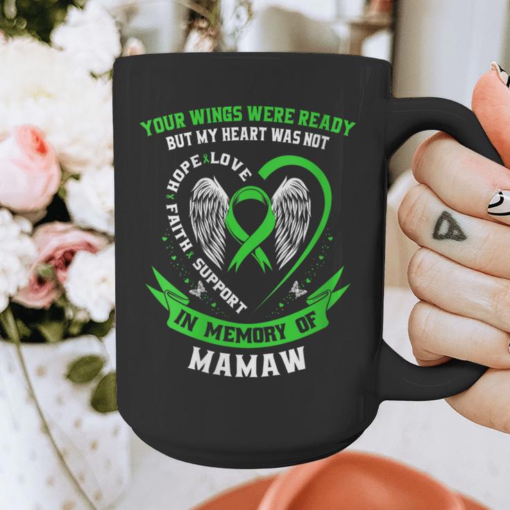 In Memory Of Mamaw Non Hodgkins Lymphoma Awareness Cancer Graphic Print Coffee Mug