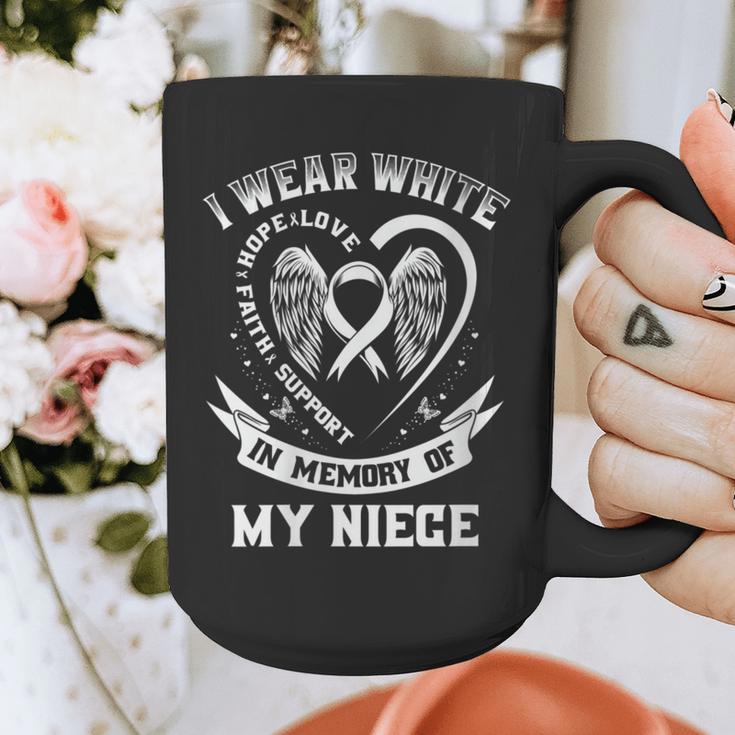 In Memory Of My Niece Lung Cancer Awareness Graphic Graphic Print Coffee Mug