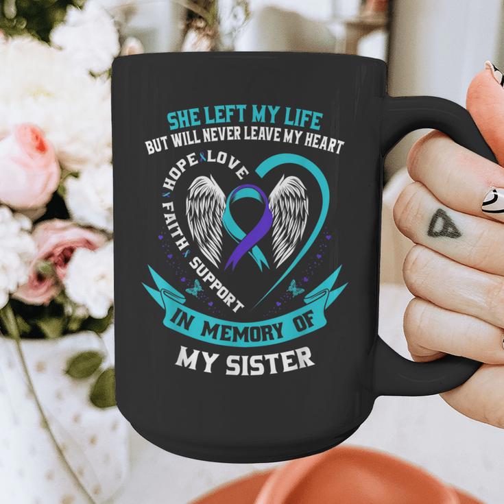 In Memory Of My Sister Suicide Awareness Prevention Memorial Graphic Print Coffee Mug In Memory Of My Sister Suicide Awareness Prevention Memorial Graphic Print Coffee Mug