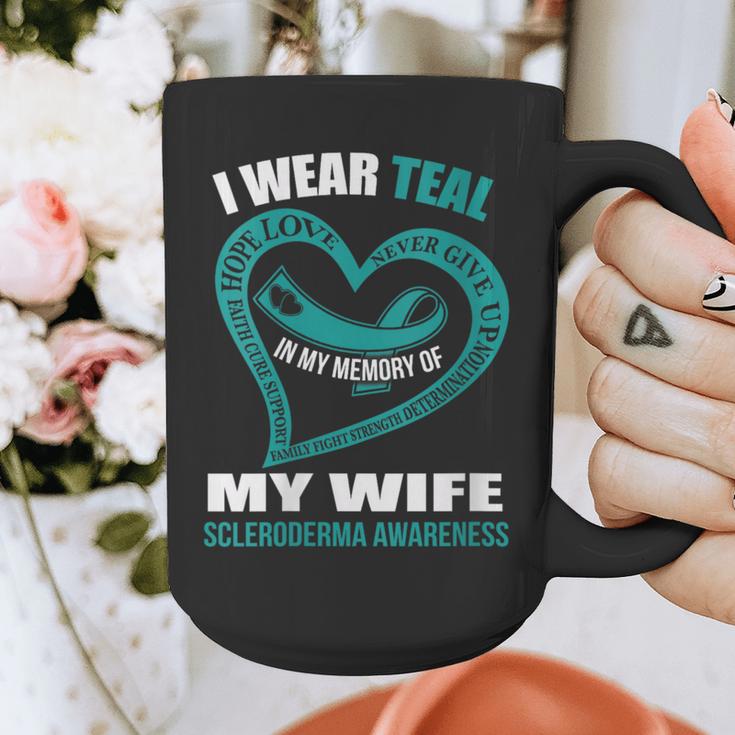 In My Memory Of My Wife SCLERODERMA AWARENESS Graphic Print Coffee Mug