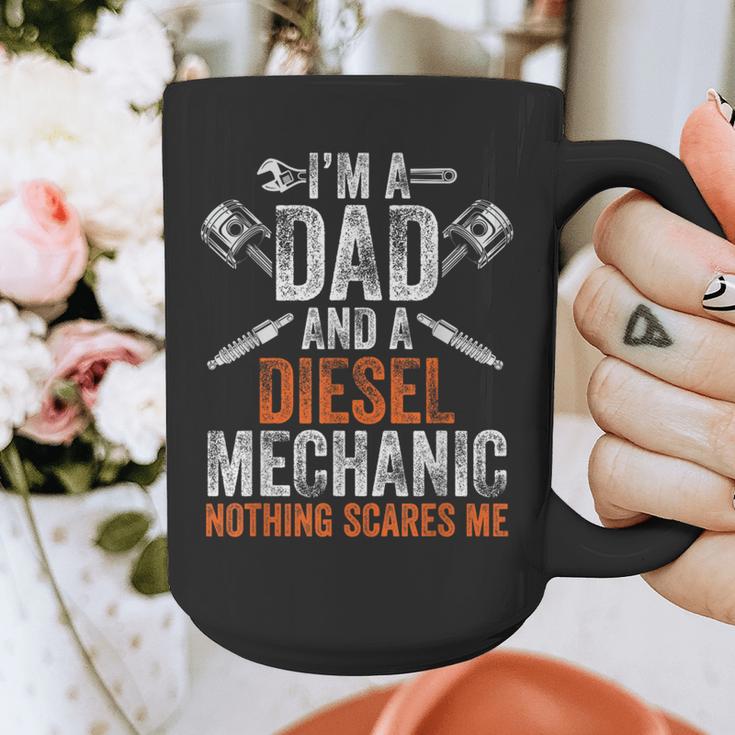 For Men Father's Day Halloween Diesel Mechanic Dad Graphic Print Coffee Mug