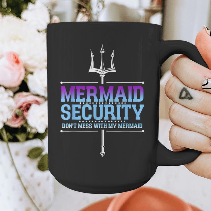 Mermaid Security Merman Merdad Mermaid Squad Fathers Day Dad Graphic Print Coffee Mug