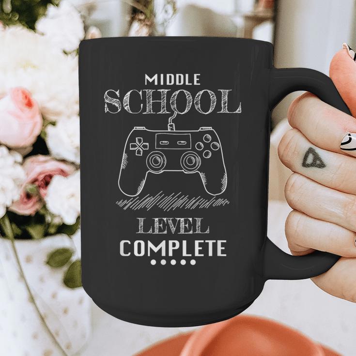 Middle School Level Complete Shirt Graduation Gaming Graphic Print Coffee Mug