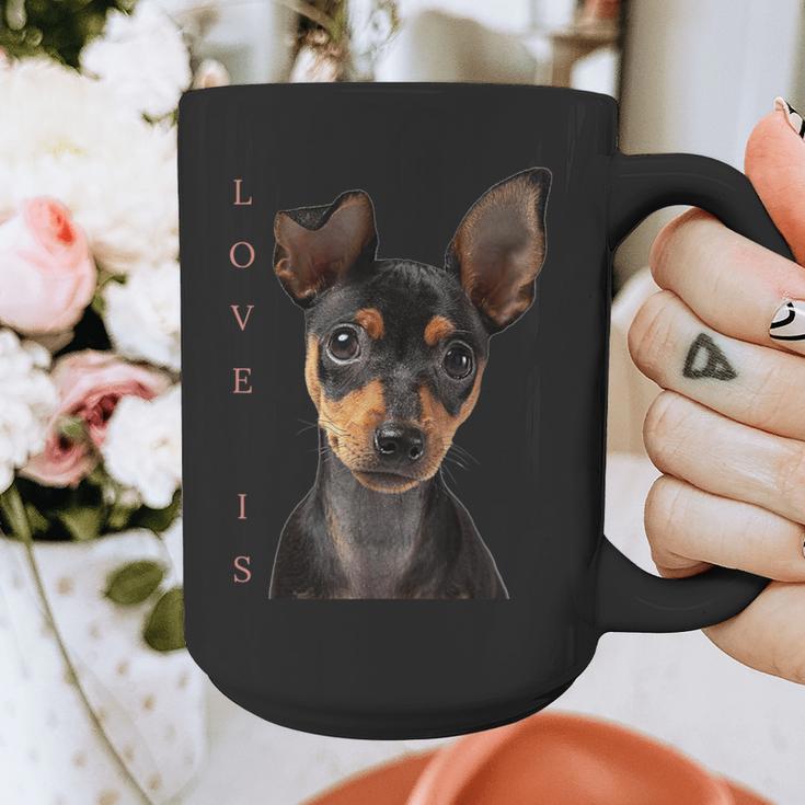 Miniature Pinscher Shirt Dog Mom Dad Tshirt Love Puppy Pet Graphic Print Coffee Mug