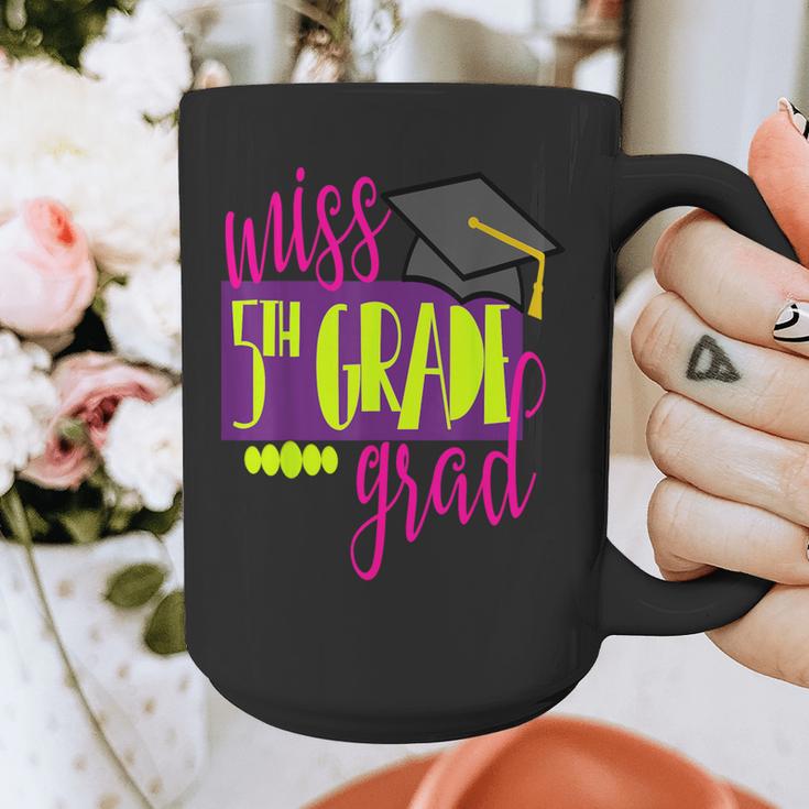 Miss 5th Grade Shirt 5 Grad Kids Girl Graduation School Graphic Print Coffee Mug
