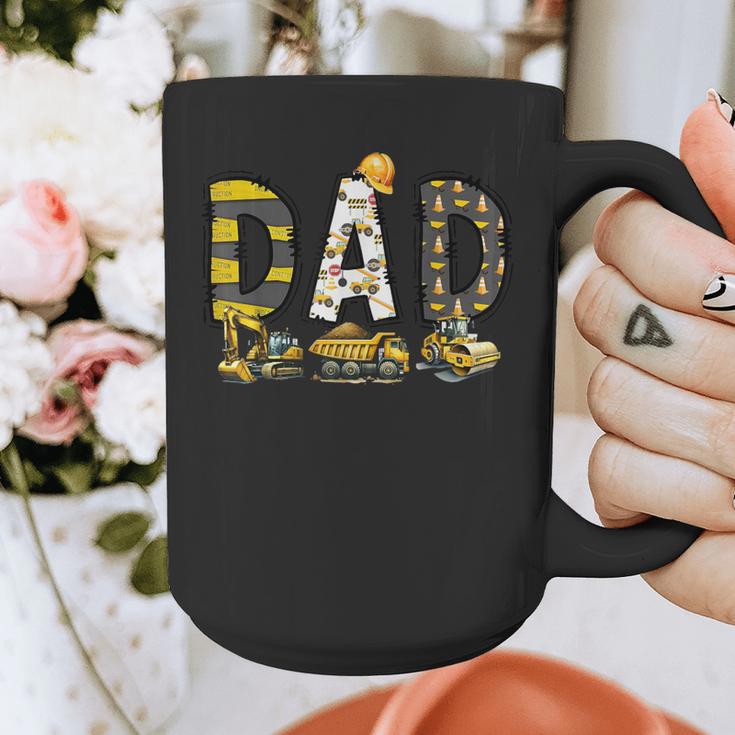 Mom And Dad Construction Birthday Boys Toddler Kids Family Graphic Print Coffee Mug