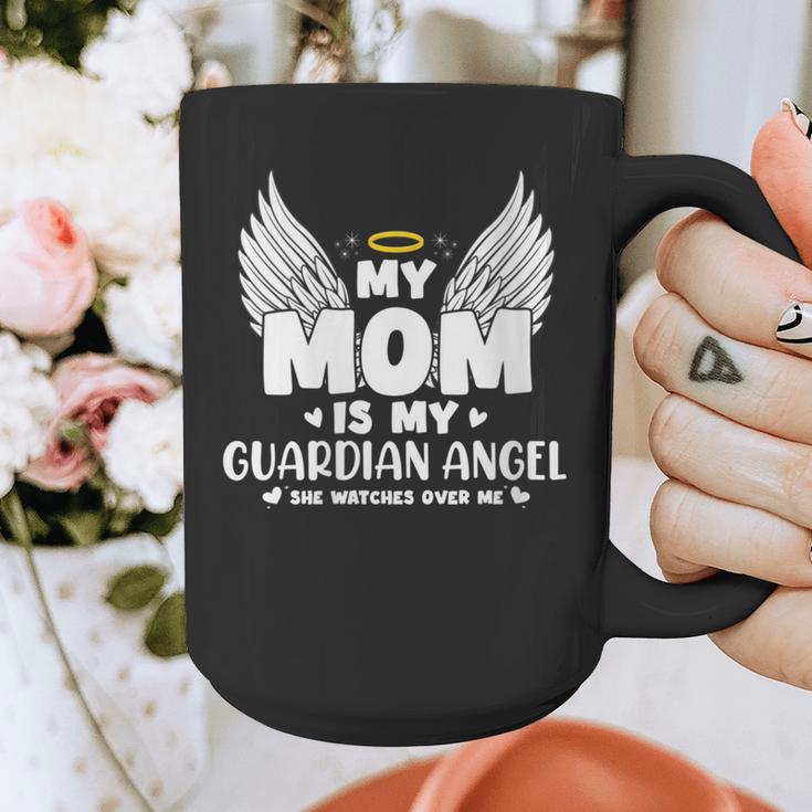 My Mom Is My Guardian Angel Memorial Day In Memory Of Mom Graphic Print Coffee Mug