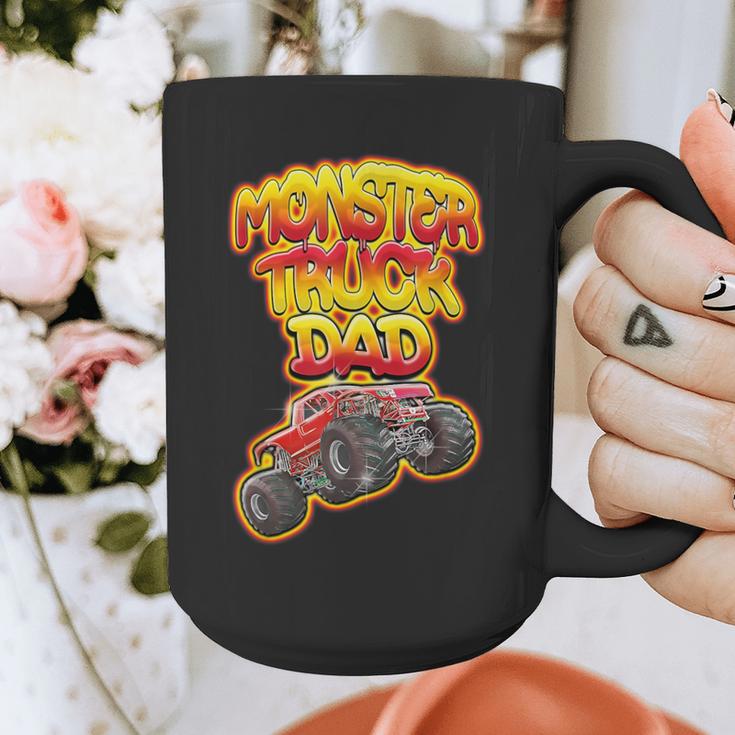Monster Truck Dad Hot Red Graffiti Style Graphic Print Coffee Mug Monster Truck Dad Hot Red Graffiti Style Graphic Print Coffee Mug