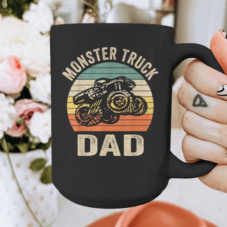 Monster Truck Dad Shirt Retro Vintage Monster Truck Shirt Graphic Print Coffee Mug