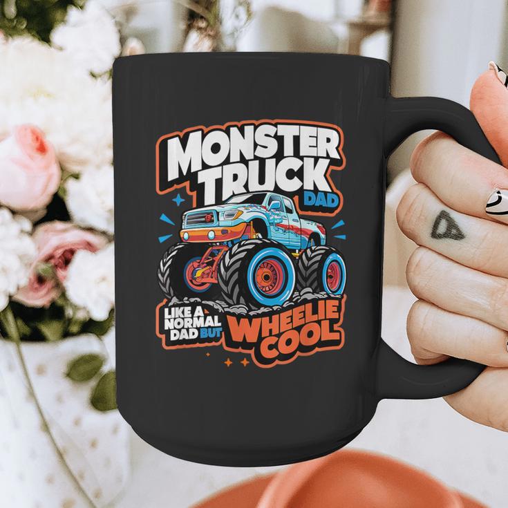 Monster Truck Dad Wheelie Cool Like Normal Dad Graphic Print Coffee Mug