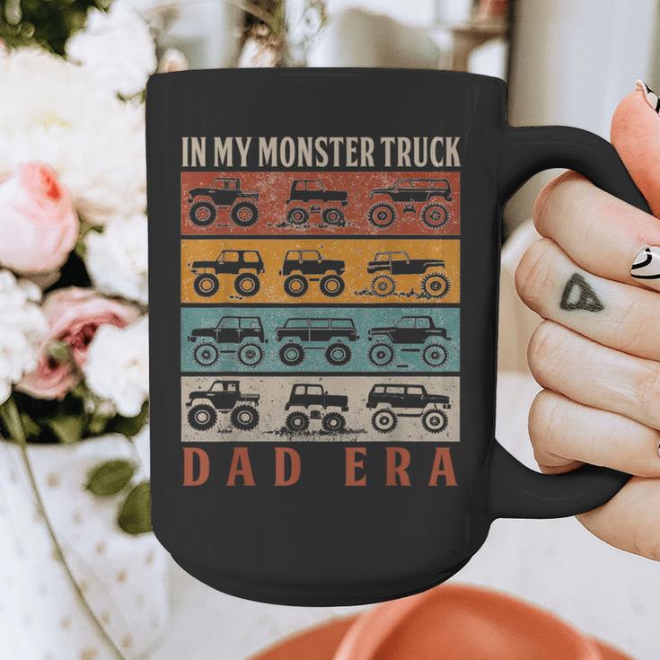 In My Monster Trucks Dad Era Matching Family Truck Lovers Graphic Print Coffee Mug