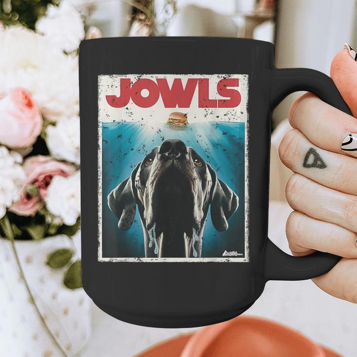 MonsterMuttz Great Dane Jowls Paws Top Drooling Dog Mom Dog Dad Graphic Print Coffee Mug