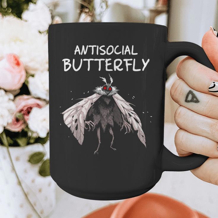 Mothman Shirt Antisocial Butterfly Introvert Cryptid Graphic Print Coffee Mug Mothman Shirt Antisocial Butterfly Introvert Cryptid Graphic Print Coffee Mug
