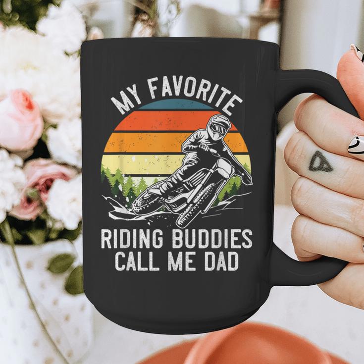 Motorcycle Dad Dirt Bike Shirt Motocross Riding Buddies Graphic Print Coffee Mug