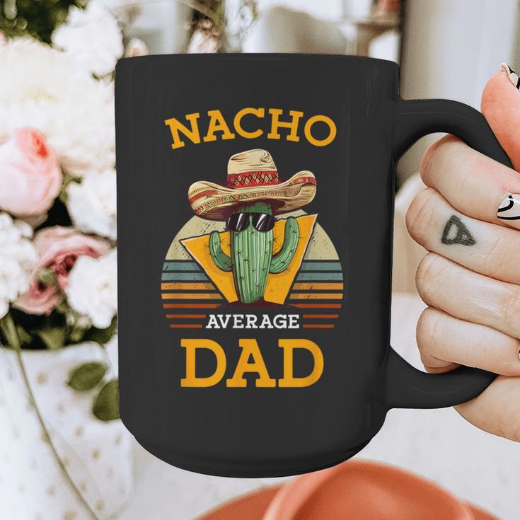 Nacho Average Dad Father Joke Vintage Cinco De Mayo Graphic Print Coffee Mug