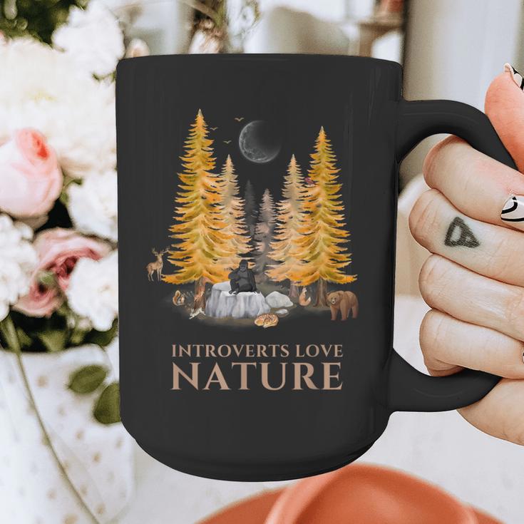 Nature Scene Tees For Introverts Quiet Escape Solitude Graphic Print Coffee Mug