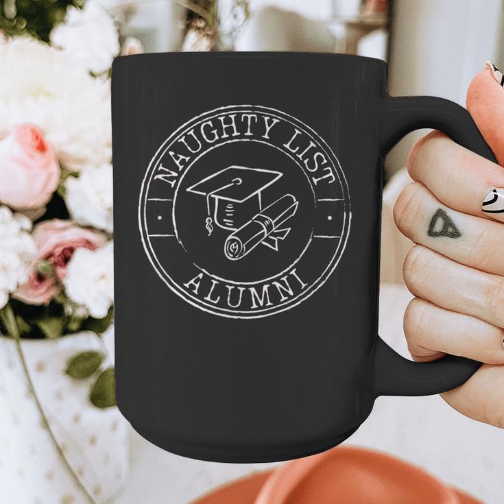 Naughty List Alumni Christmas College Graduation Graphic Print Coffee Mug
