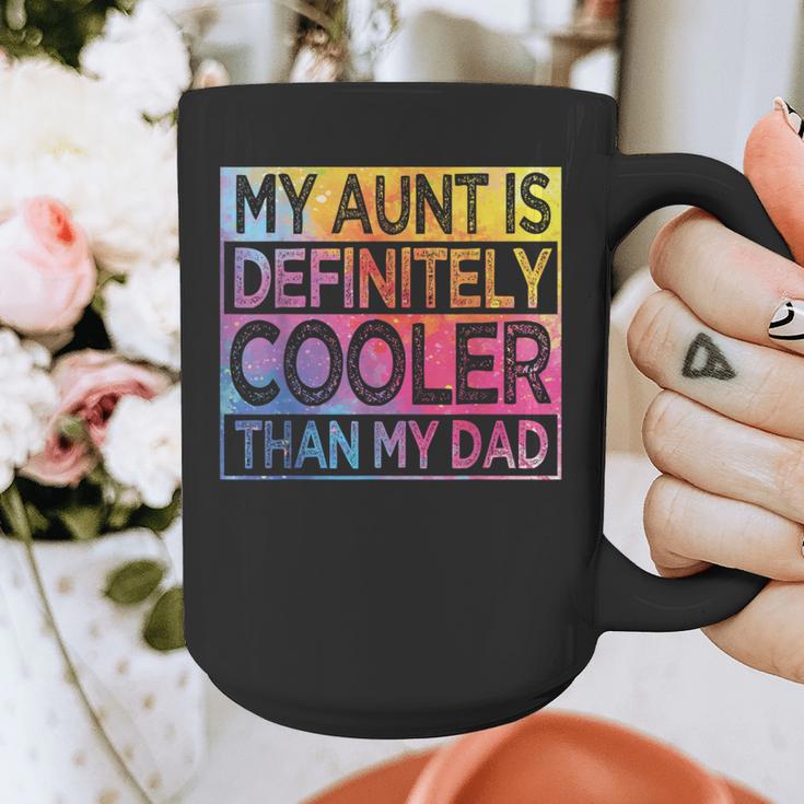 Nephew Niece My Aunt Is Cooler Than My Dad Graphic Print Coffee Mug