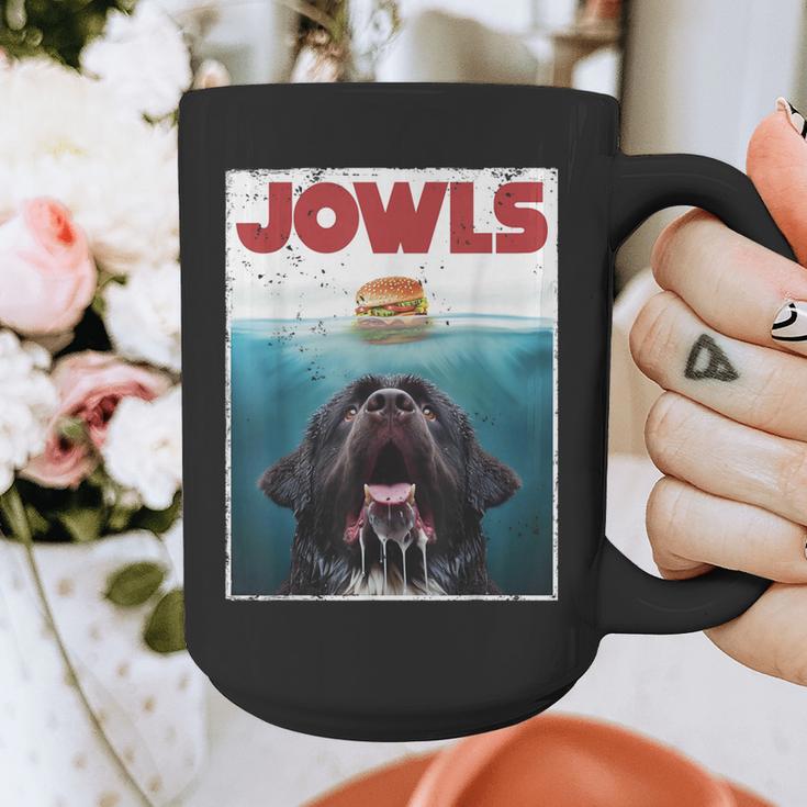 Newfoundland Dog Newfie Lab Jowls Burger Dog Mom Dad Graphic Print Coffee Mug