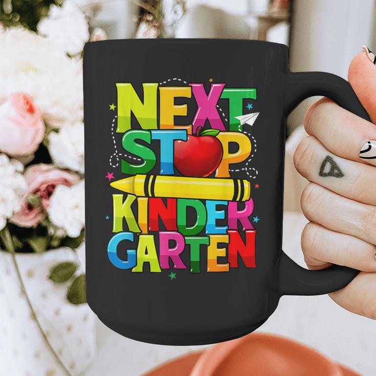 Next Stop Kindergarten Preschool Graduation 2023 Boys Girls Graphic Print Coffee Mug