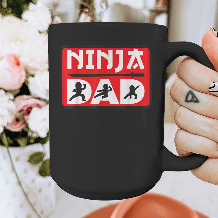 Ninja Dad Matching Family Ninja Warrior Graphic Print Coffee Mug