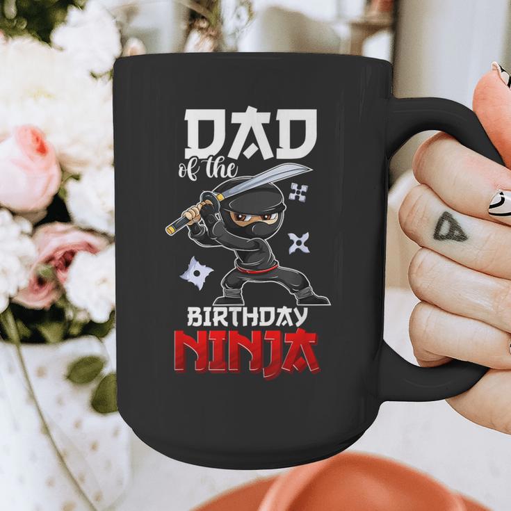Ninja Favor Shirt For Men Dad Of The Birthday Boy Graphic Print Coffee Mug
